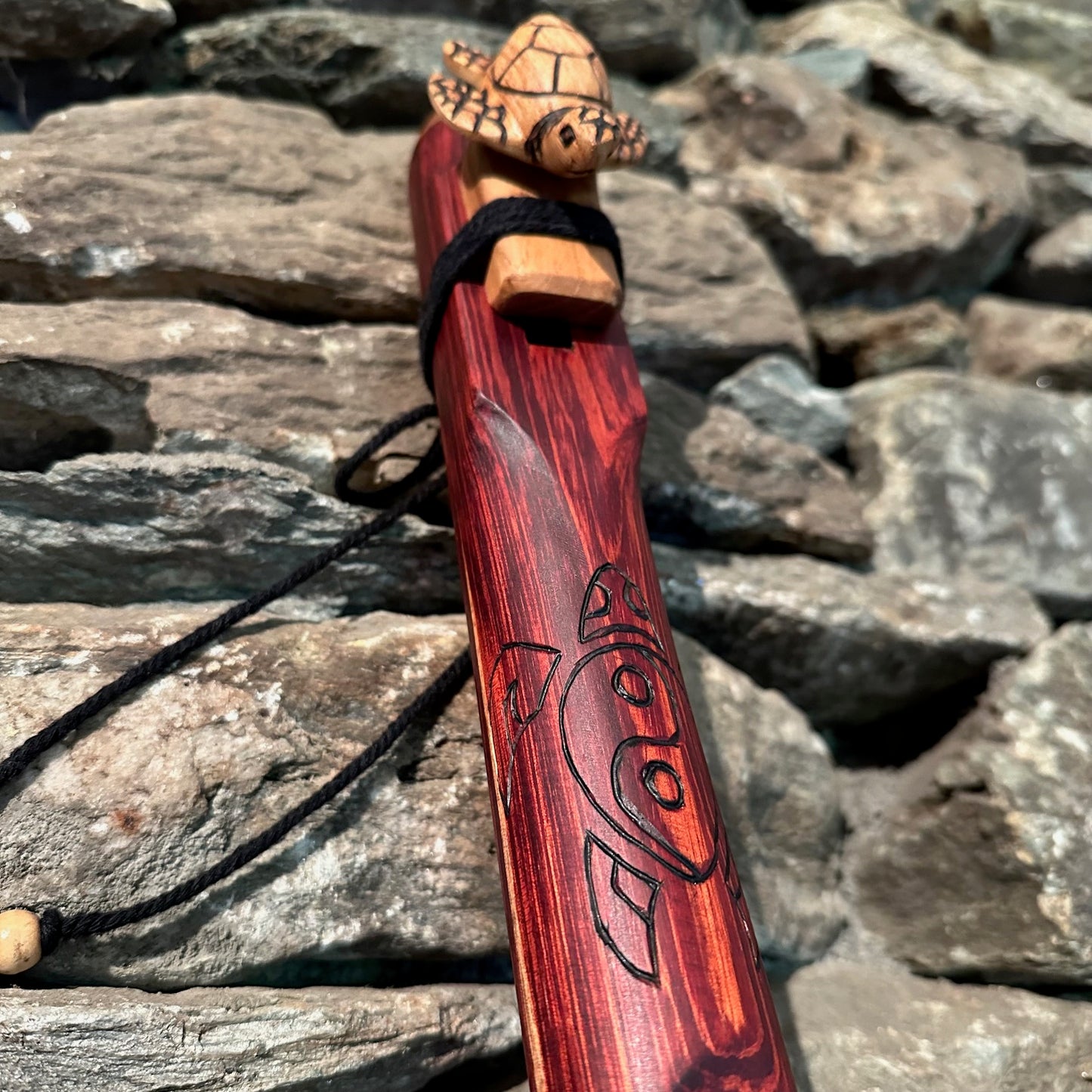 Sea Turtle Borneo Redwood 25" D-Minor Pentatonic 432Hz