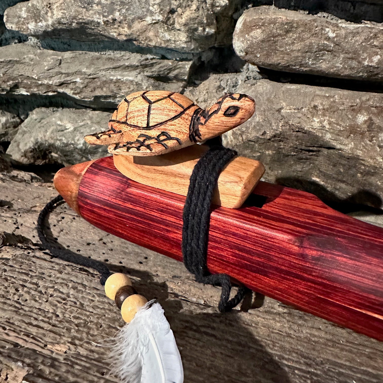 Sea Turtle Borneo Redwood 25" D-Minor Pentatonic 432Hz