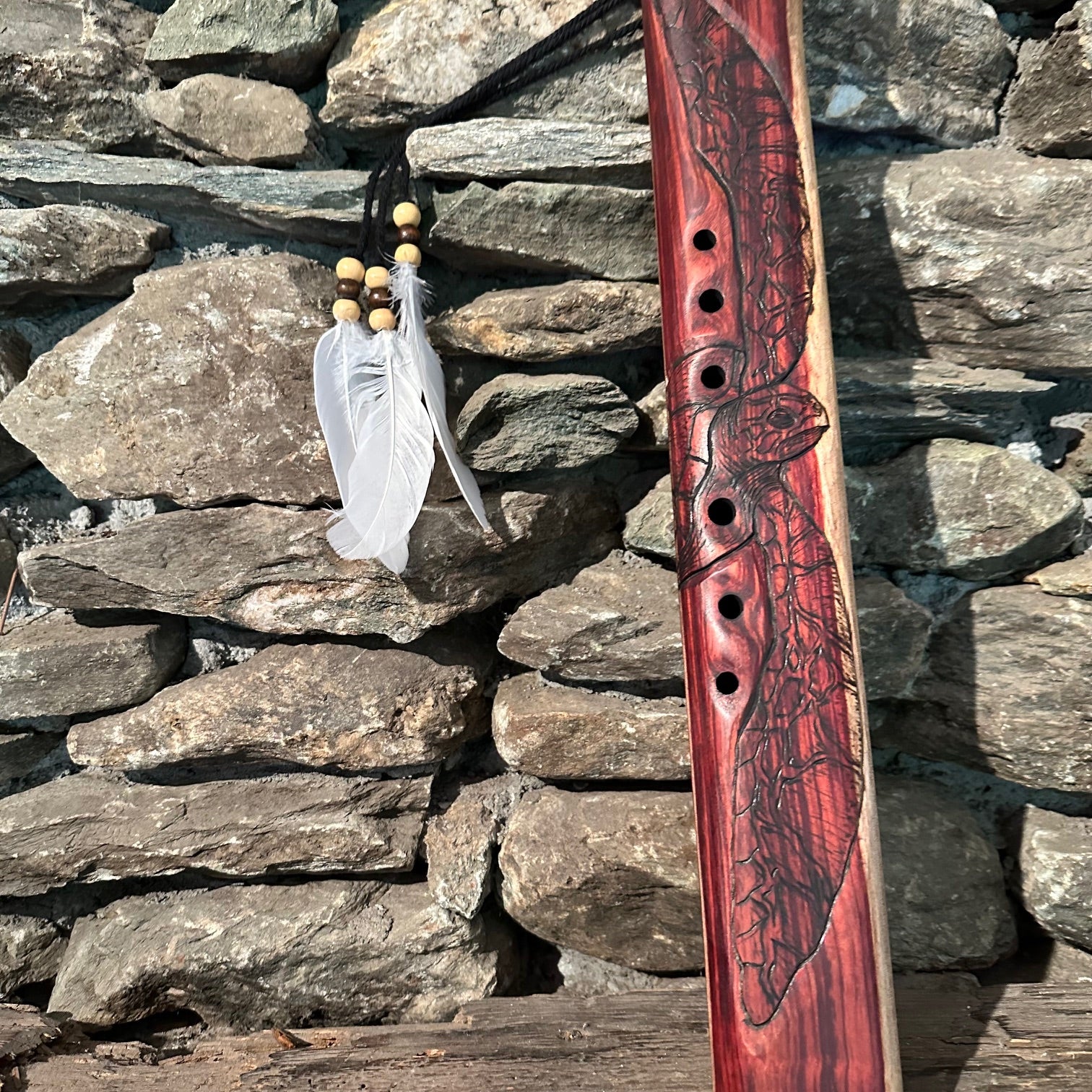 Sea Turtle Borneo Redwood Drone 22.5" E-Minor Pentatonic 432Hz