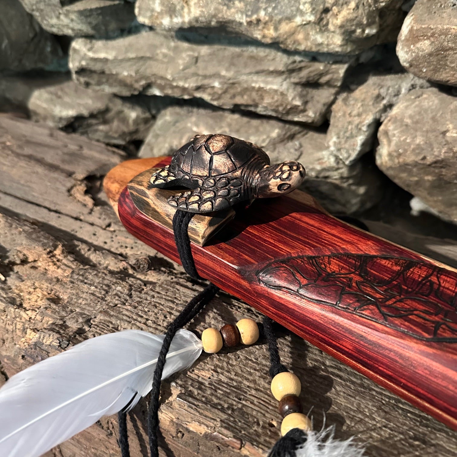 Sea Turtle Borneo Redwood Drone 22.5" E-Minor Pentatonic 432Hz