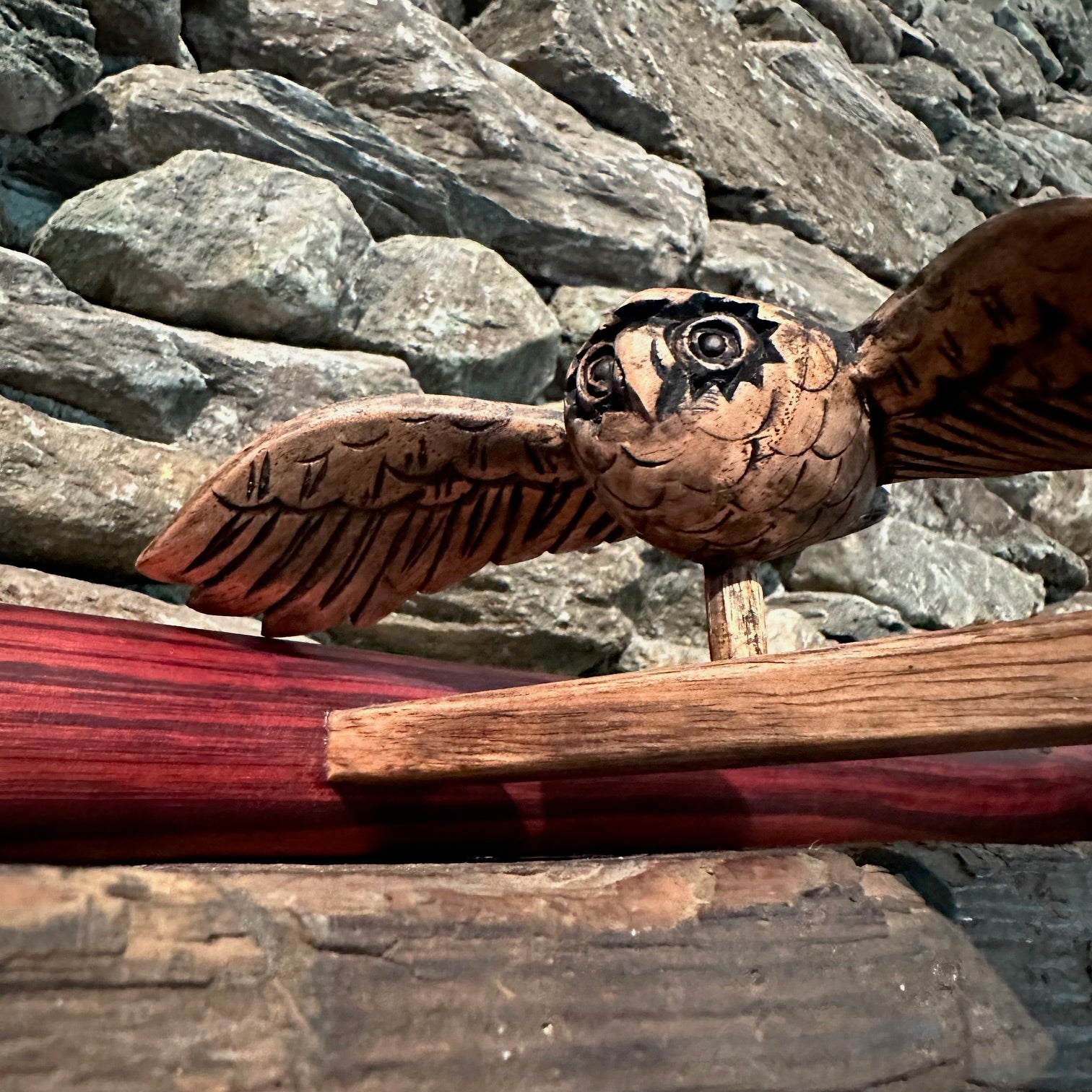 Owl Borneo Redwood Drone 25.5" D-Minor Pentatonic 432Hz