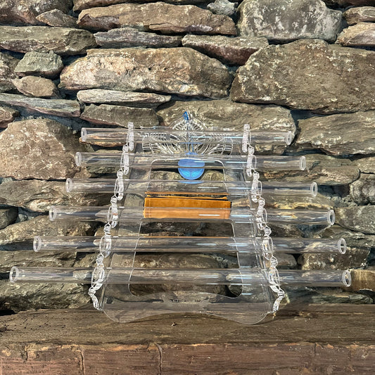 Ethereal Wings 6 Note Heart Crystal Harp ~ F - IN STOCK