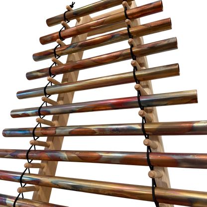 Jochen Fassbender 11 Tone C Major Copper Tube Chime