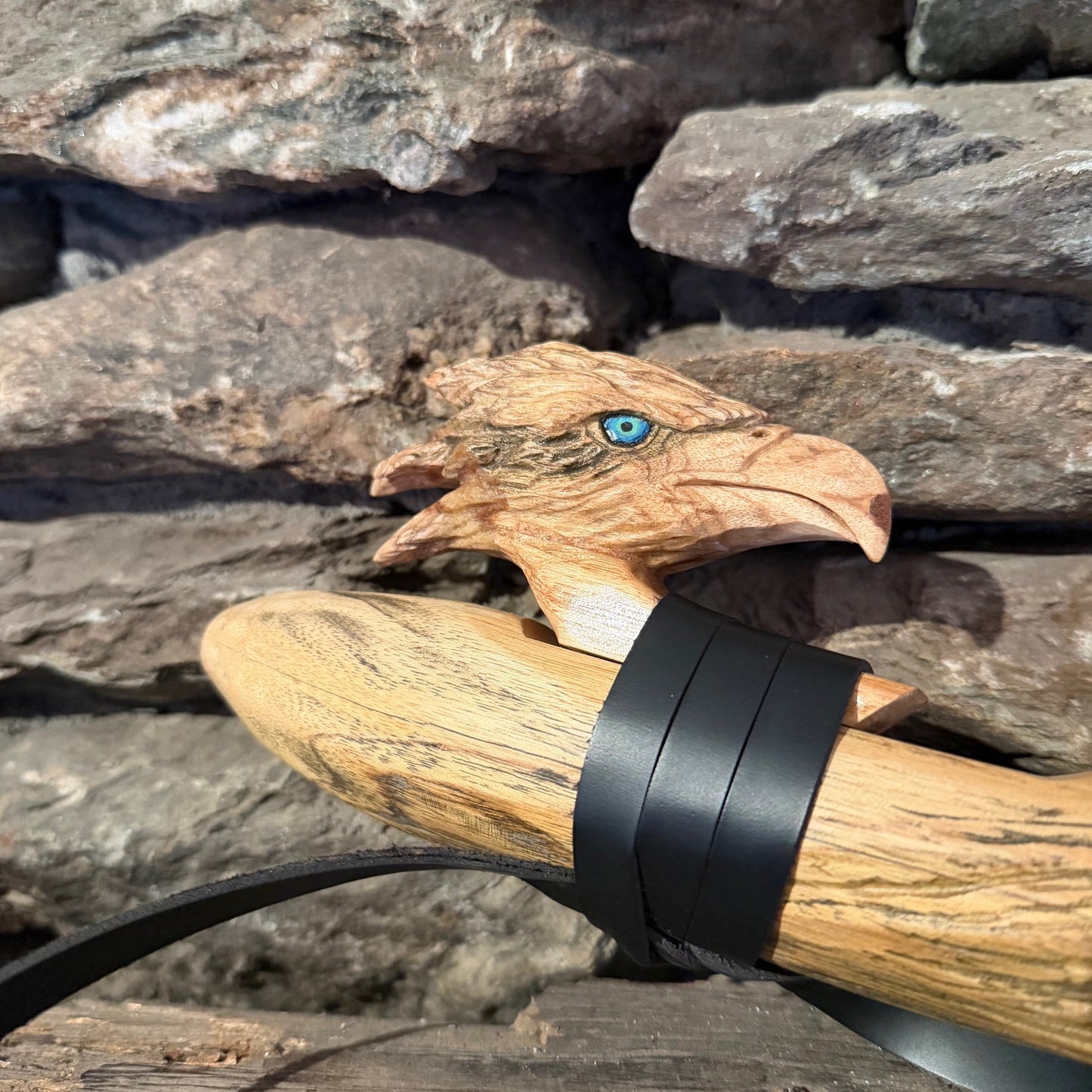 Craved Eagle Flute Teak Wood 432Hz 28"