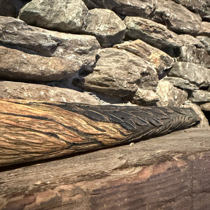 Craved Eagle Flute Teak Wood 432Hz 28"