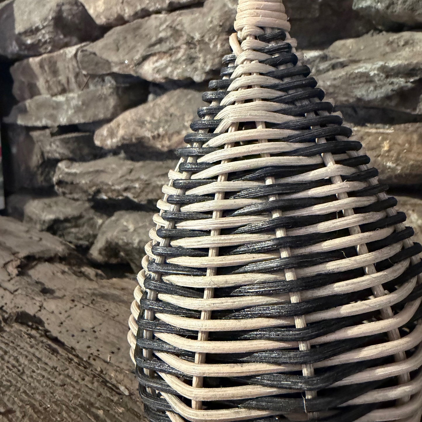 Single Woven Basket Rattle