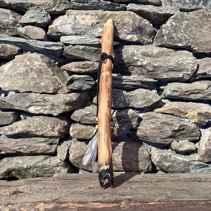 C-Arabic Scale 432Hz 18" Teak Wood Forest Flute