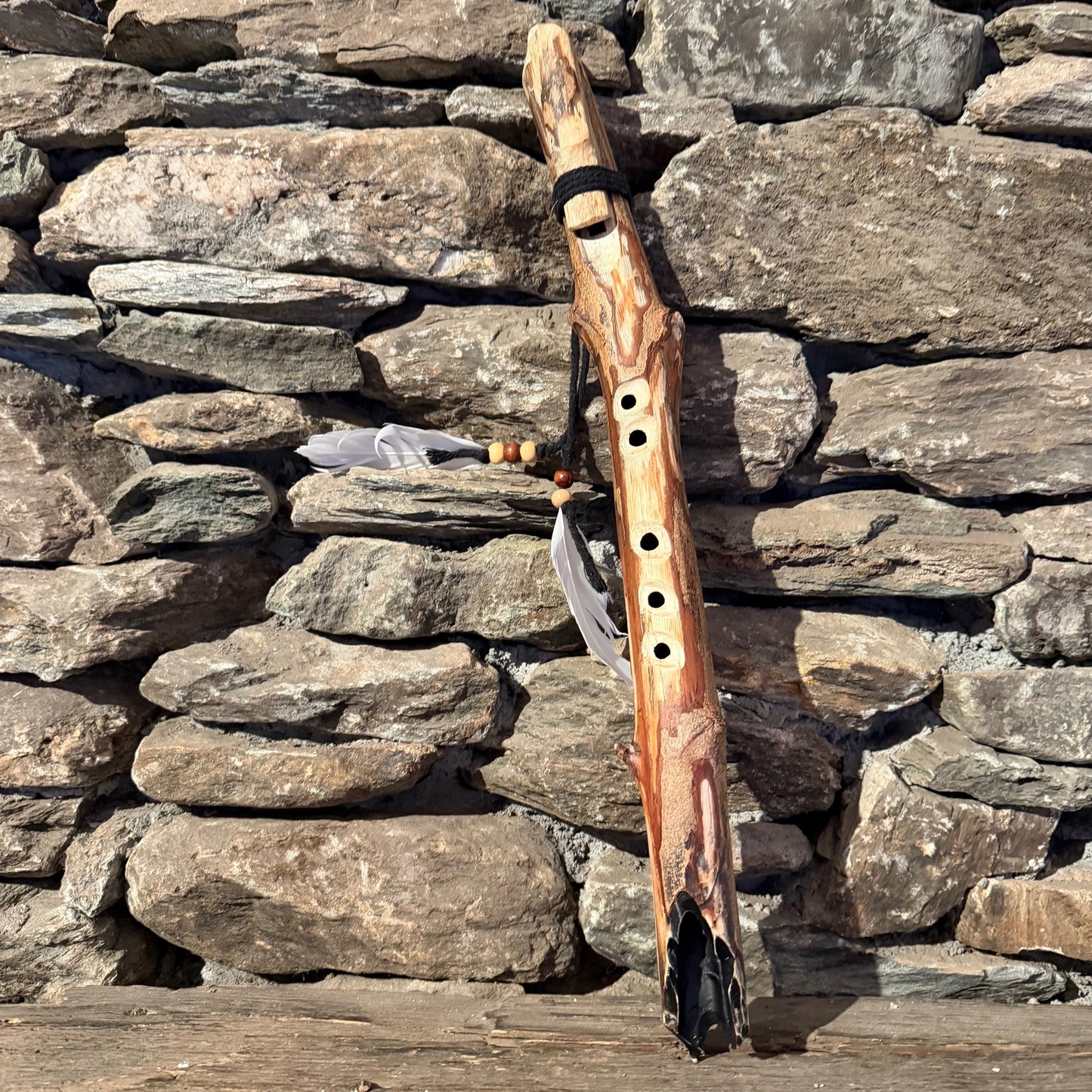 G-Minor Pentatonic 432Hz 21.5" Forest Flute Acacia Wood