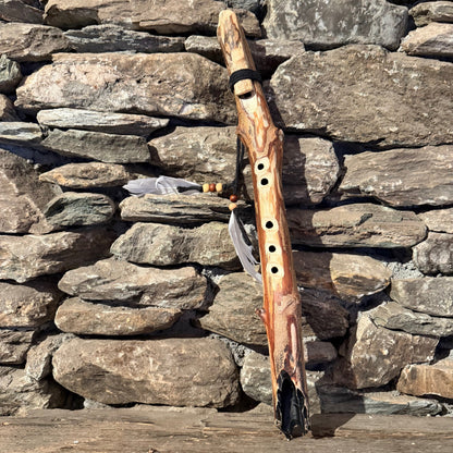 G-Minor Pentatonic 432Hz 21.5" Forest Flute Acacia Wood