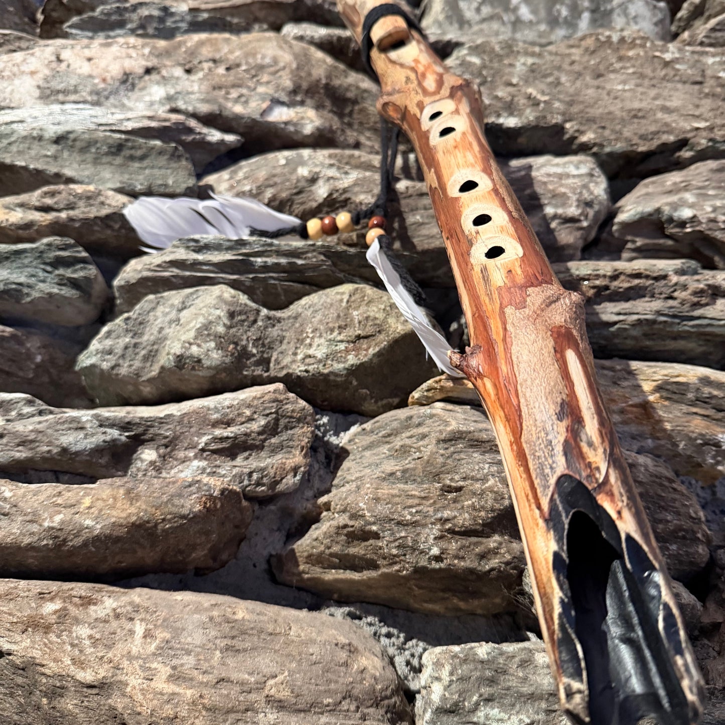 G-Minor Pentatonic 432Hz 21.5" Forest Flute Acacia Wood