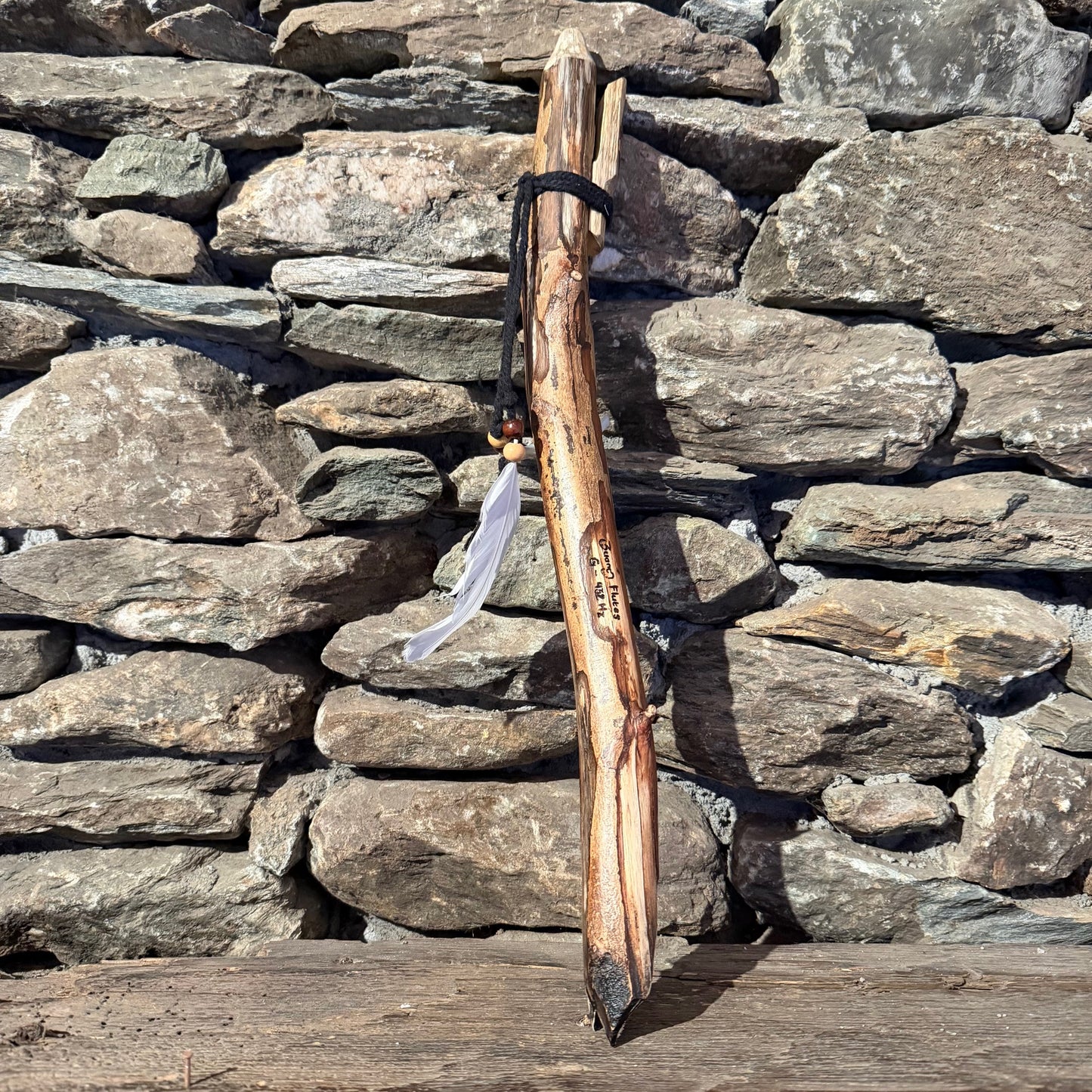 G-Minor Pentatonic 432Hz 21.5" Forest Flute Acacia Wood