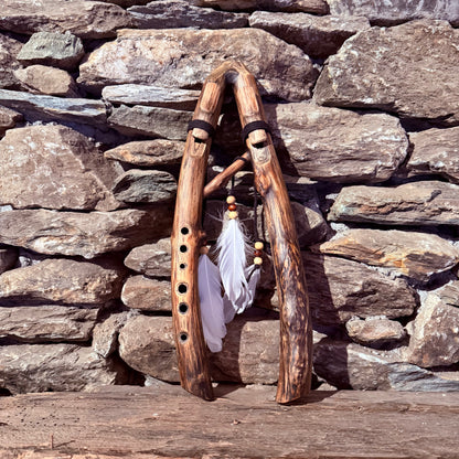 B-Locrian Mode Drone Forest Flute 432Hz Teak Wood