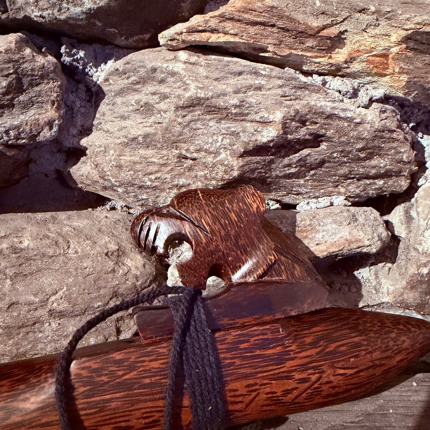 E-Pentatonic Flute 432 Hz Liwung Tiger Wood