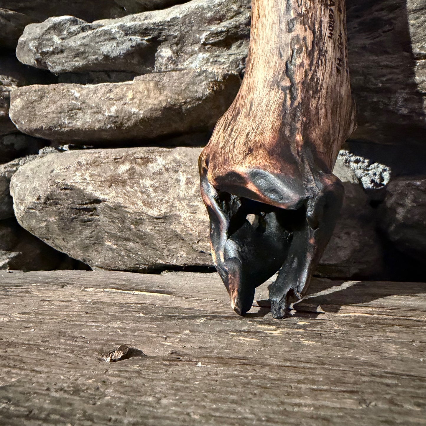 F#-Aeolian Teak Root Ocarina 432 Hz 10.5"