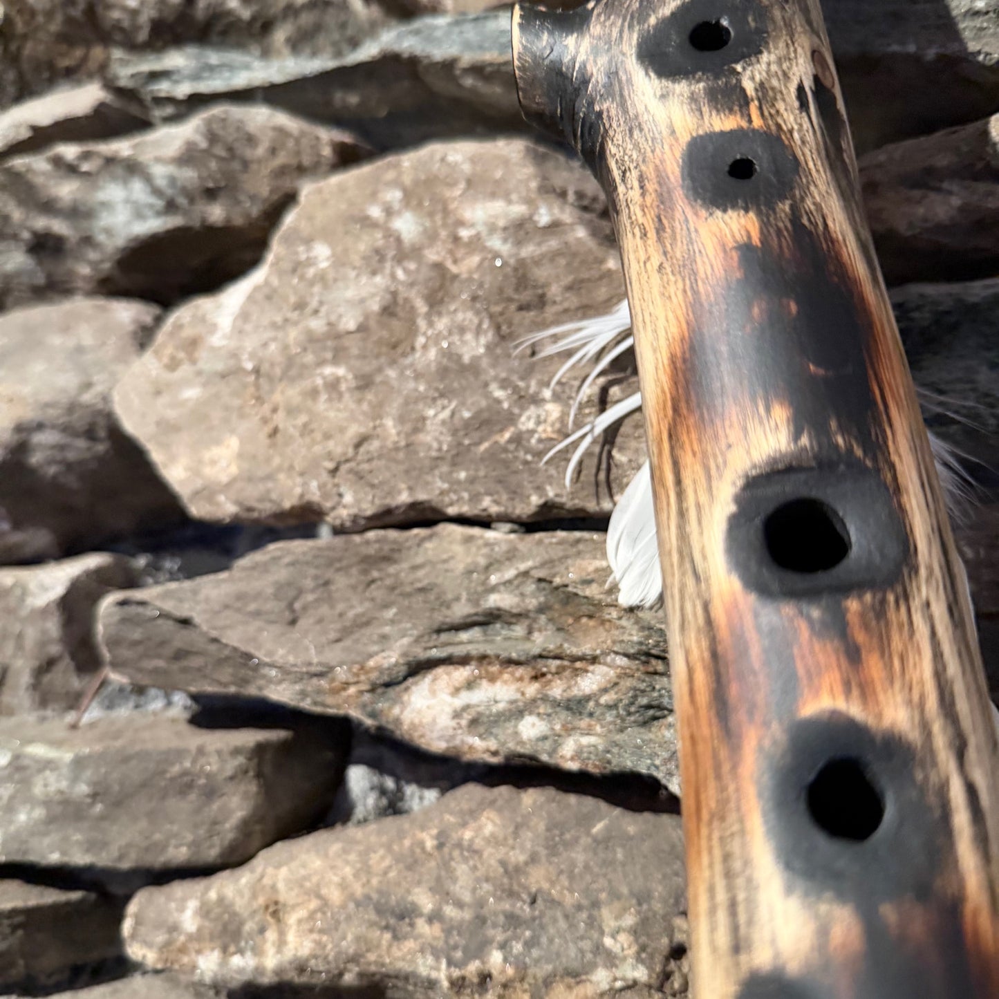 E-Lydian Modal Scale Teak Wood 25" Forest Flute