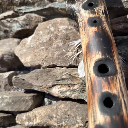 E-Lydian Modal Scale Teak Wood 25" Forest Flute