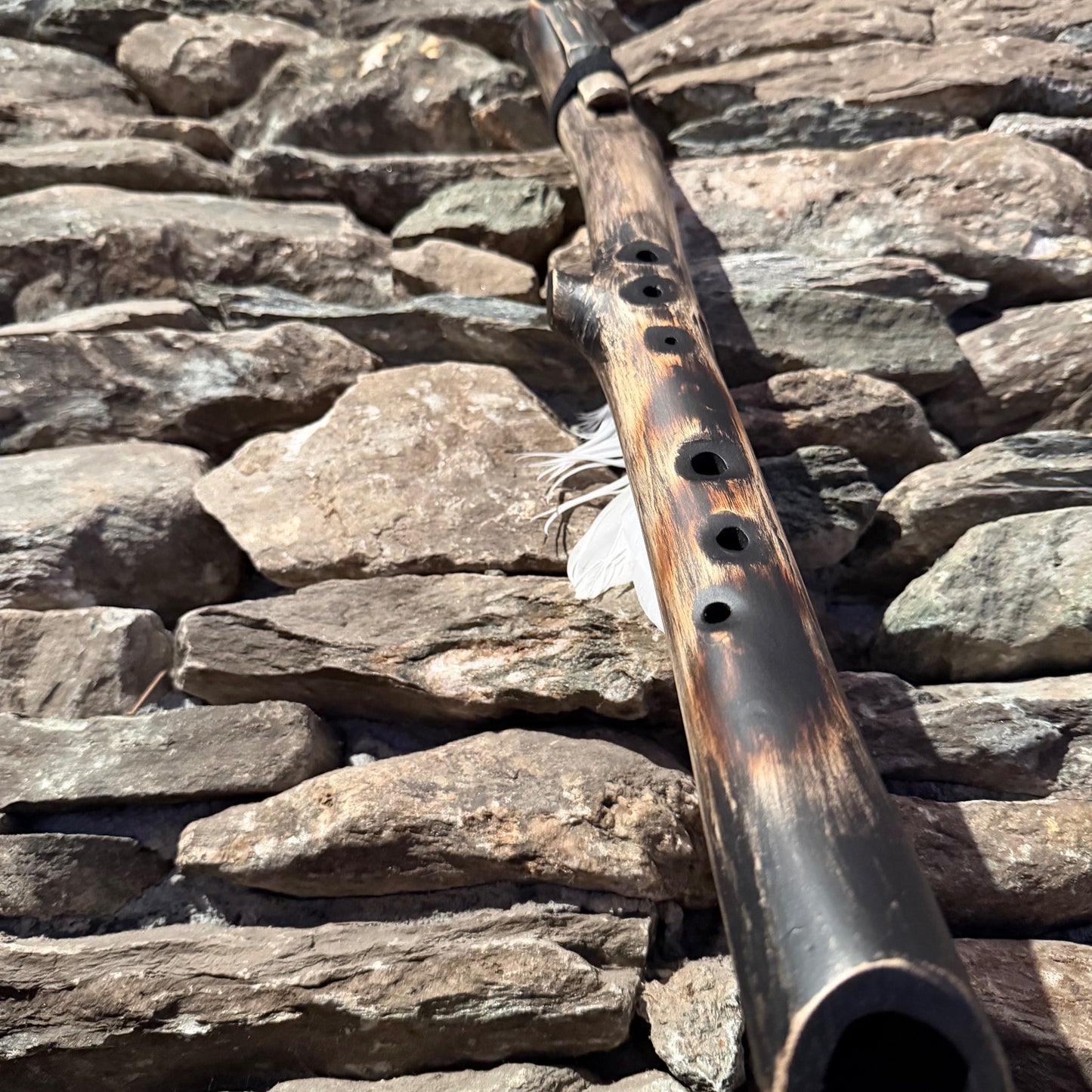 E-Lydian Modal Scale Teak Wood 25" Forest Flute