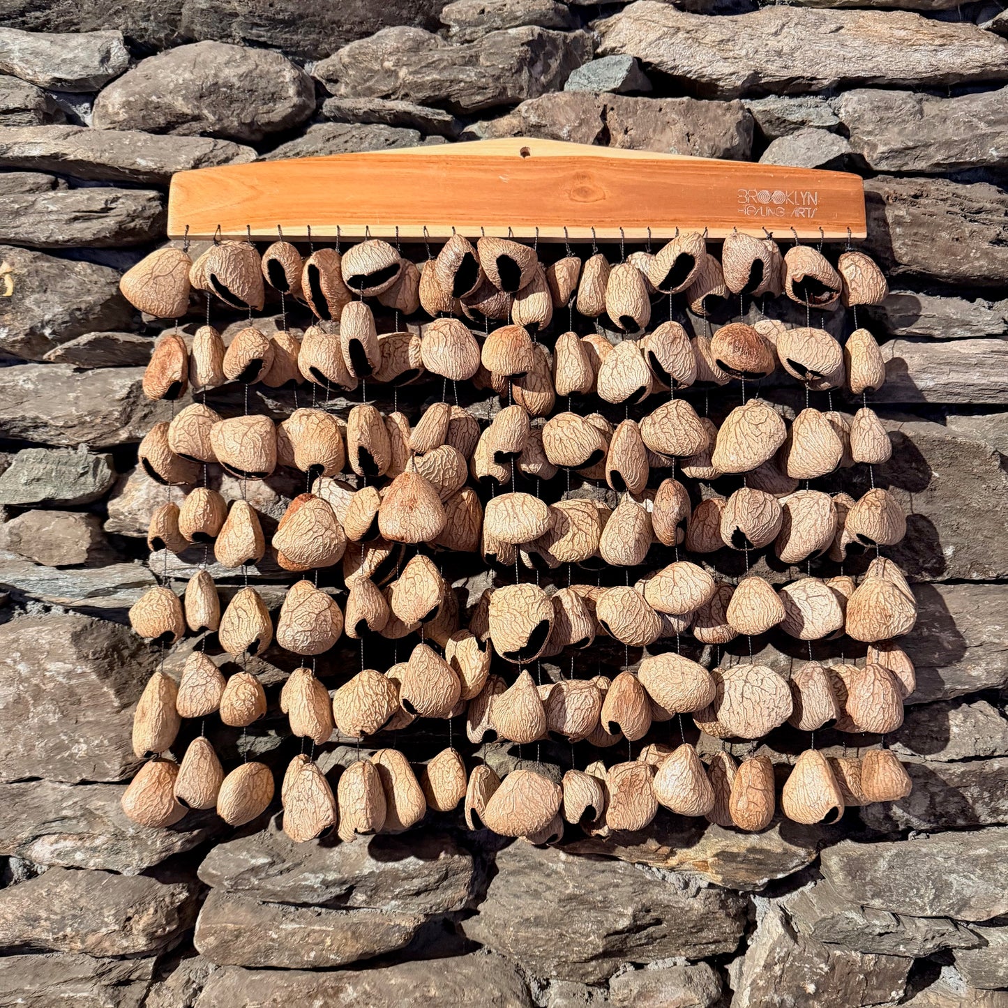 Large Frame Pangi Seed Rattle 168 Seeds on 20" Frame