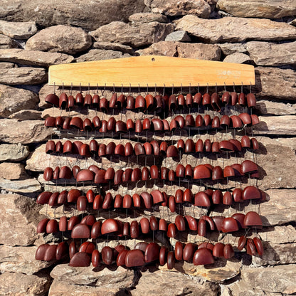 Large Frame Bendo Seed Rattle 168 Seeds on 20" Frame