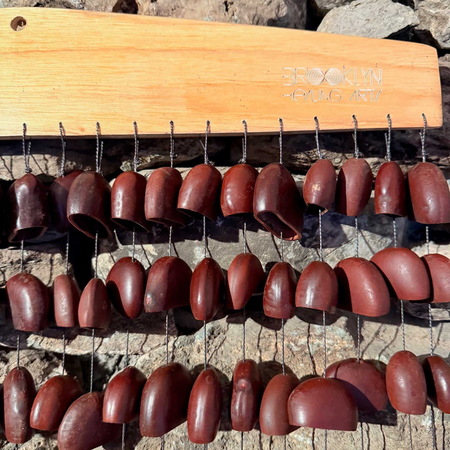 Large Frame Bendo Seed Rattle 168 Seeds on 20" Frame