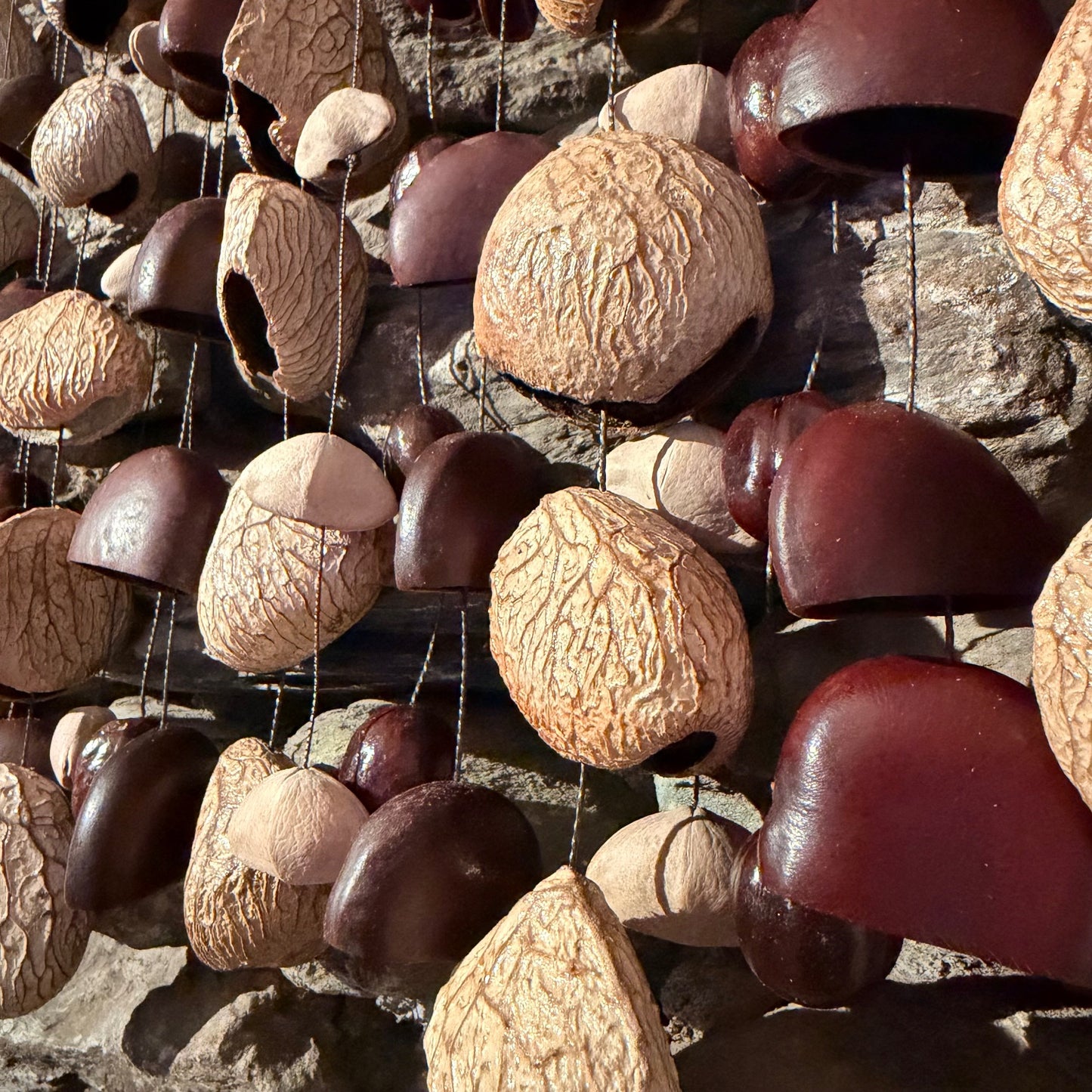 Large Frame Mixed Seed Rattle with Pangi, Kenari, Bendo, and Pala