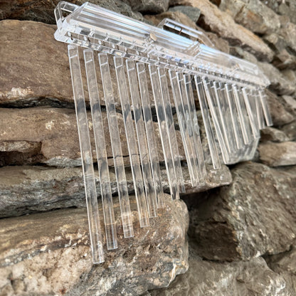 Ethereal Wings 24 Rod Crystal Chimes with Handle