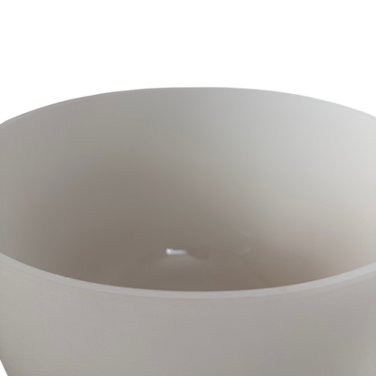 C-D-F Frosted Singing Bowl Triad Set with Bag