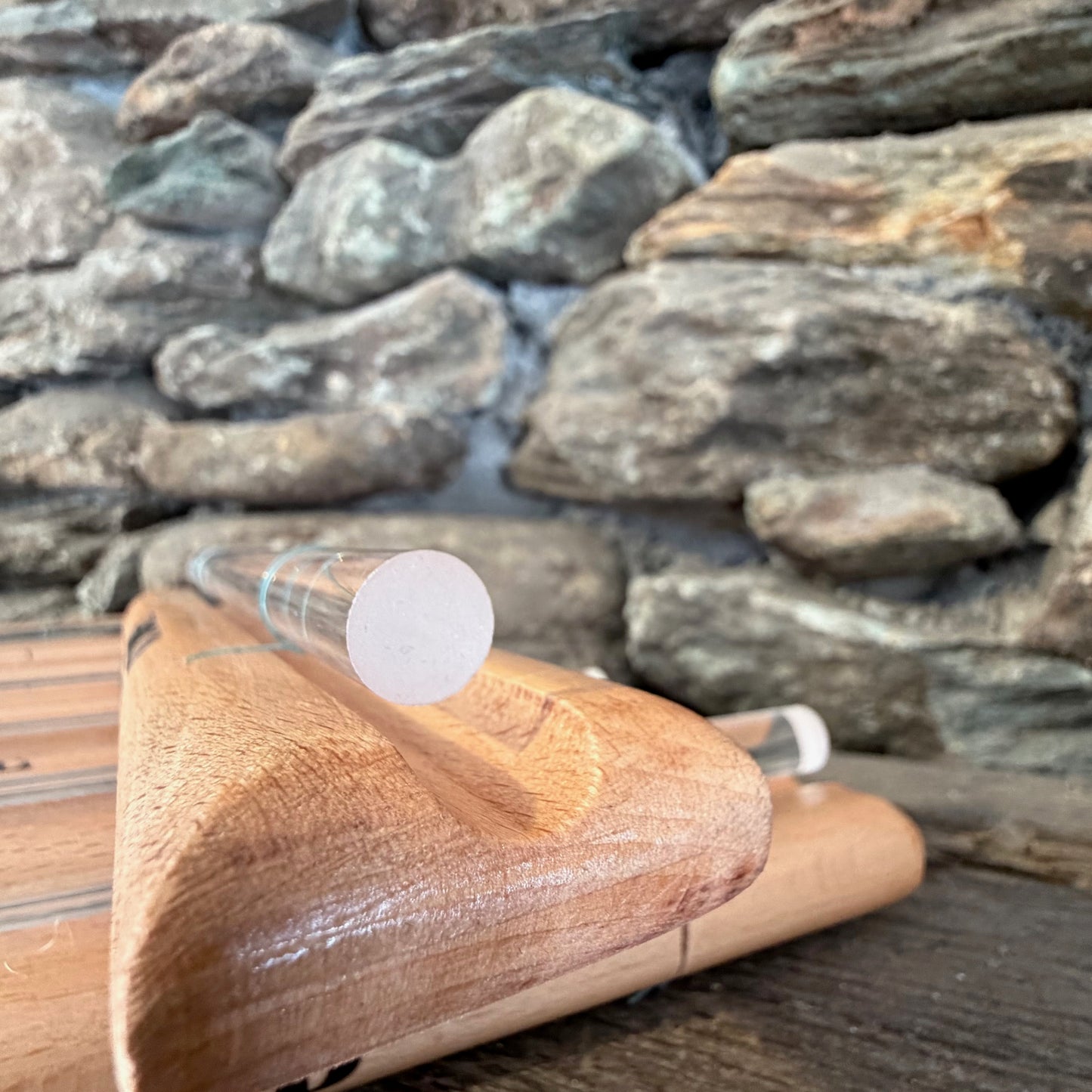 Set of (8) Quartz Crystal Meditation Chimes