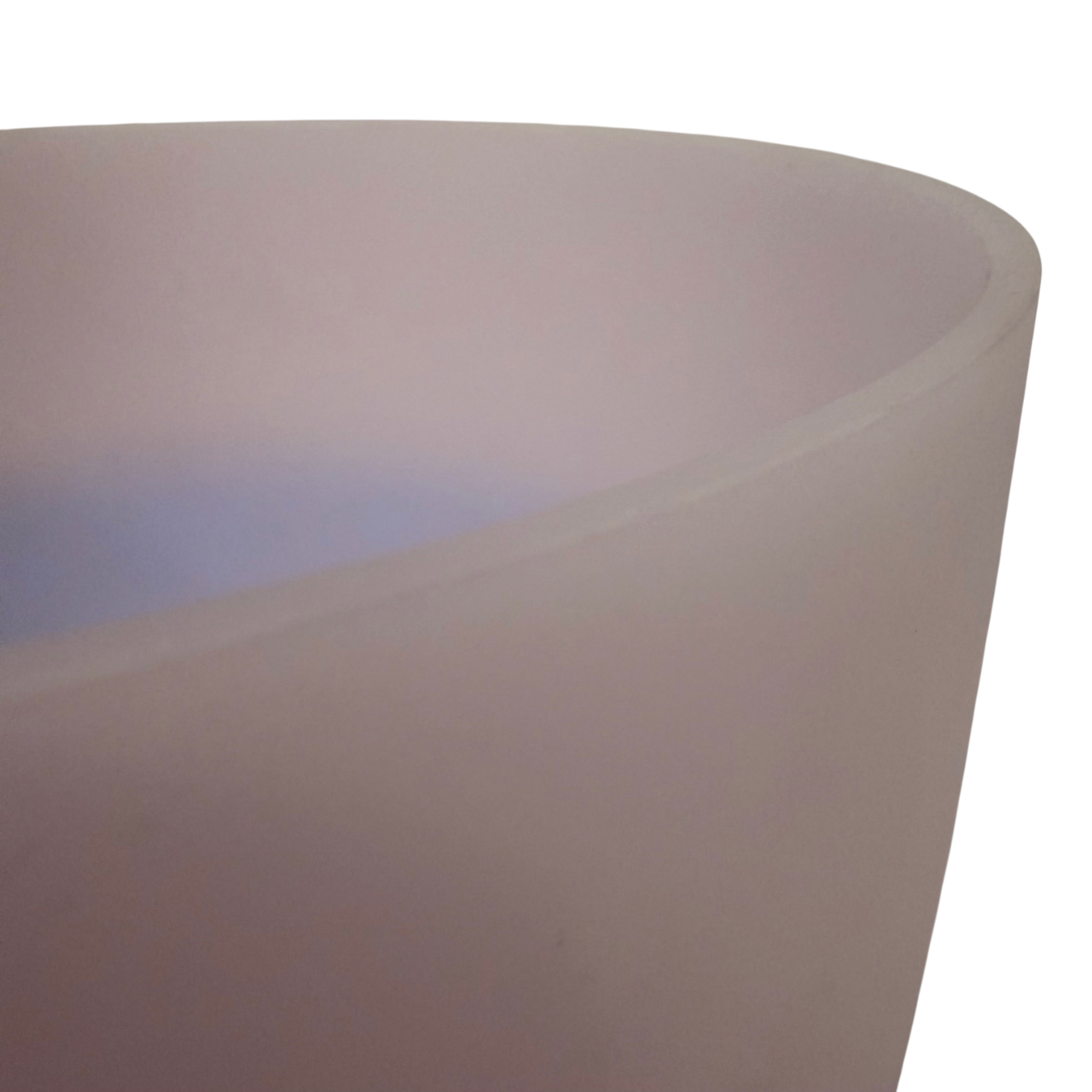 12" Amethyst/Rose Quartz Dual Gem Singing C4 432Hz