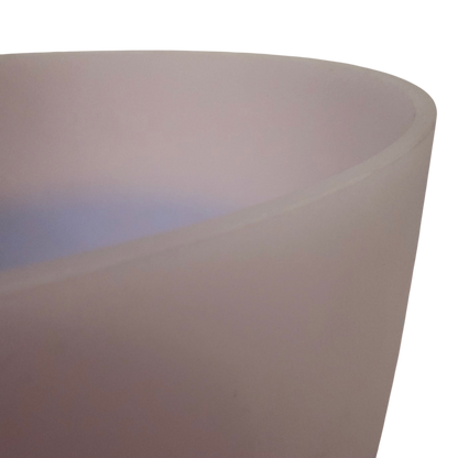 12" Amethyst/Rose Quartz Dual Gem Singing C4 432Hz