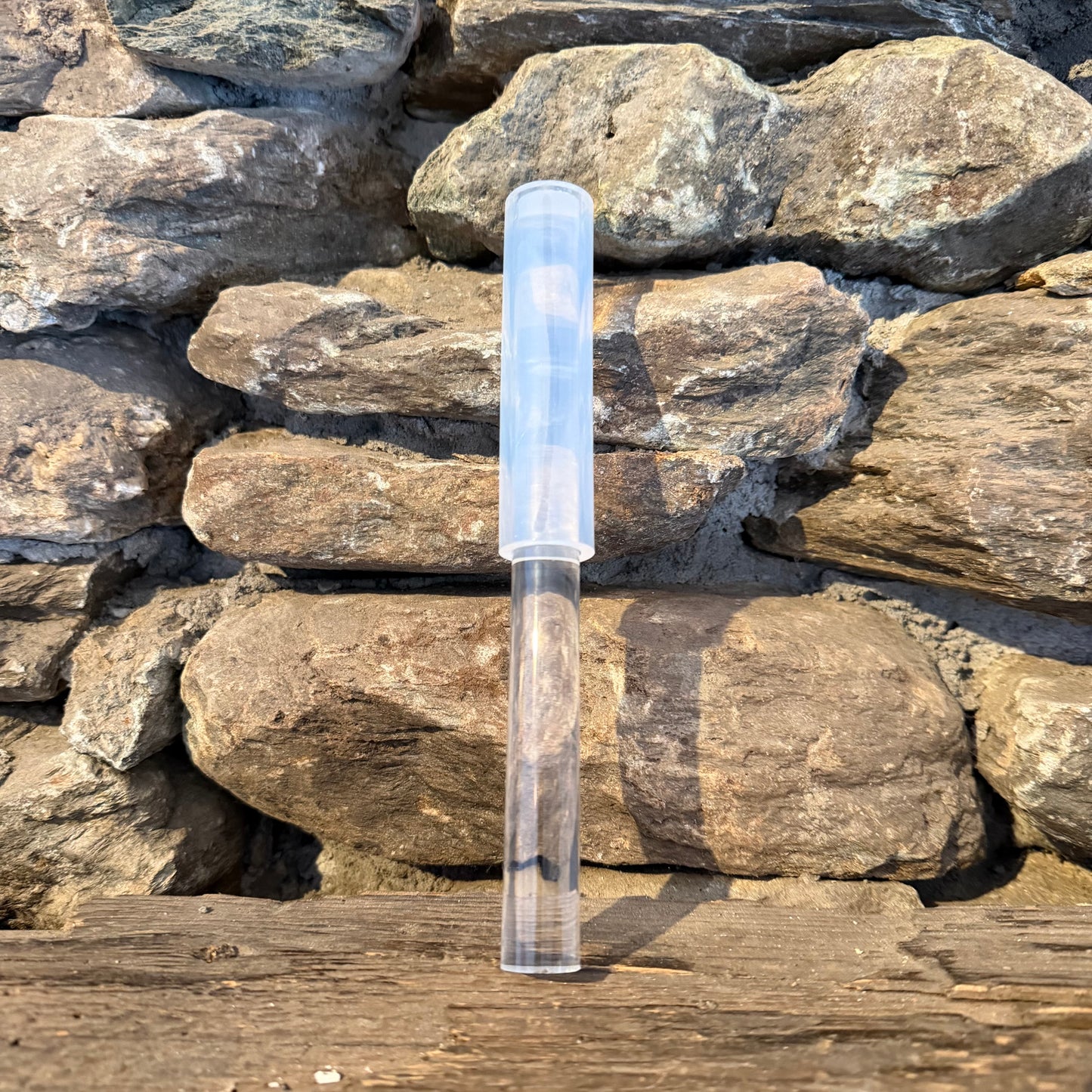 Half Coated Clear Silicon Wand For Crystal Singing Bowls