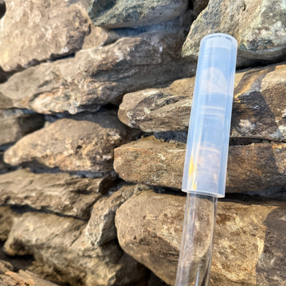 Half Coated Clear Silicon Wand For Crystal Singing Bowls