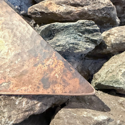 Synodic Day Extra Trigon by Martin Bläse in Natural Bronze