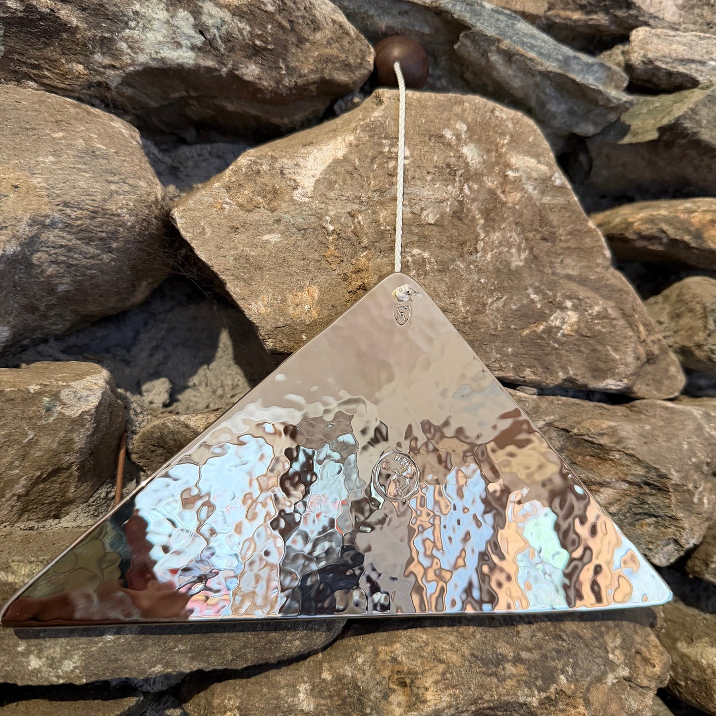 Sidereal Day Extra Large Trigon by Martin Bläse in Nickel Silver