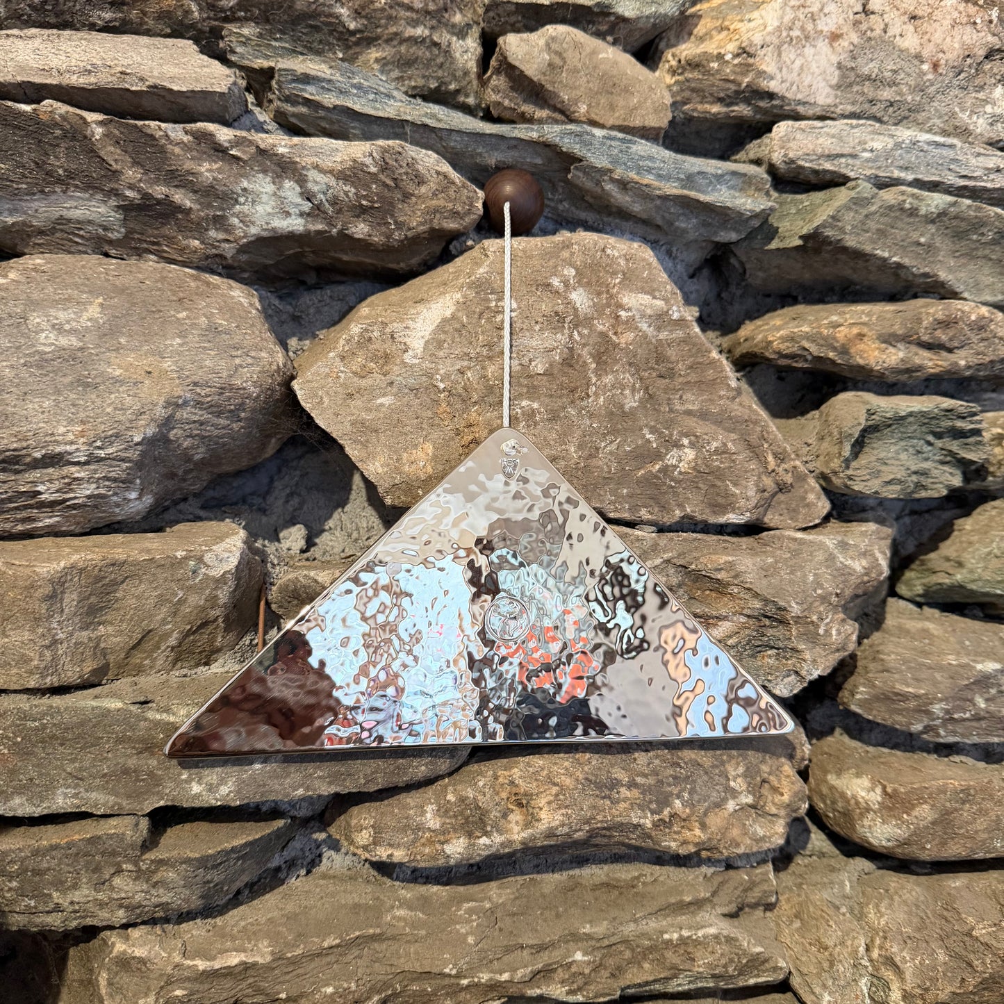 Sidereal Day Extra Large Trigon by Martin Bläse in Nickel Silver