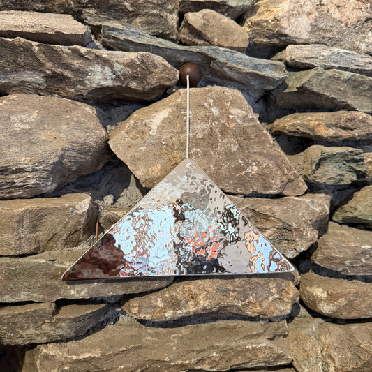 Sidereal Day Extra Large Trigon by Martin Bläse in Nickel Silver