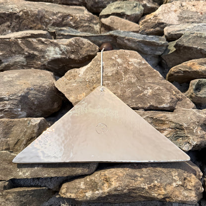 Sidereal Day Extra Large Trigon by Martin Bläse in Nickel Silver