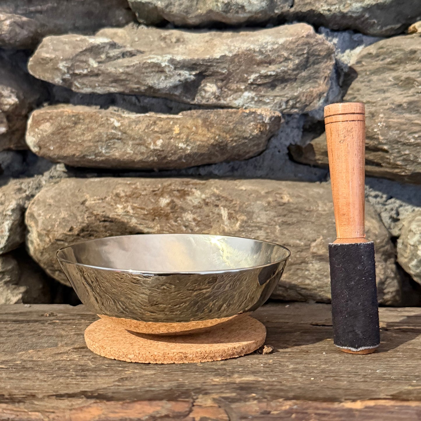 Martin Bläse Planetary Singing Bowl Neptune 423 Hz in Nickel Silver
