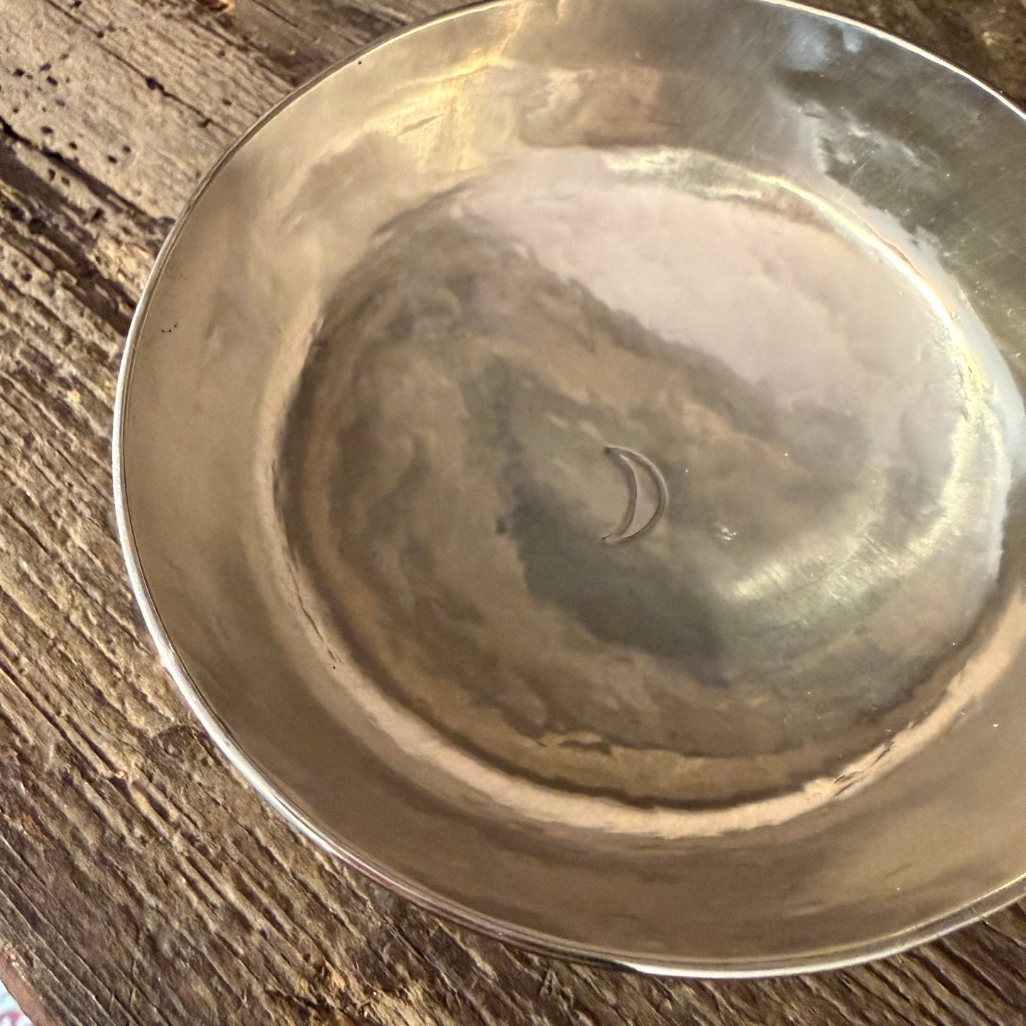 Martin Bläse Planetary Singing Bowl Synodic Moon 421 Hz in Nickel Silver