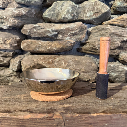 Martin Bläse Planetary Singing Bowl Synodic Moon 421 Hz in Nickel Silver
