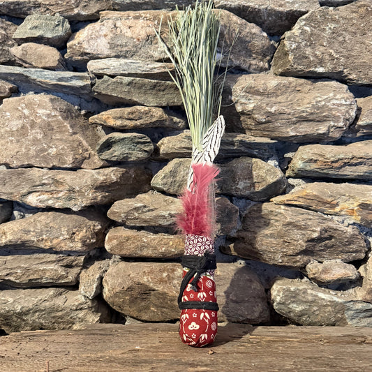 Beargrass Chakapa 18" Multi-Colored Fabric with Black Cord