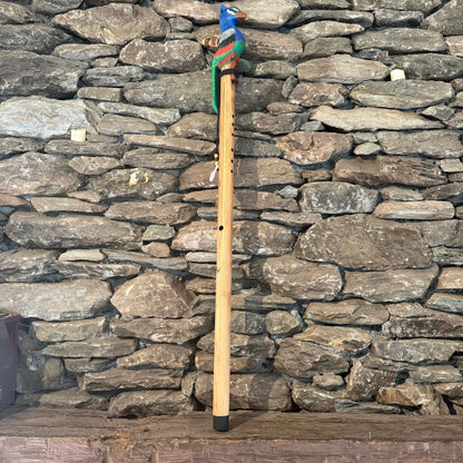 Peacock Walking Stick Flute G-Minor 432Hz 42"