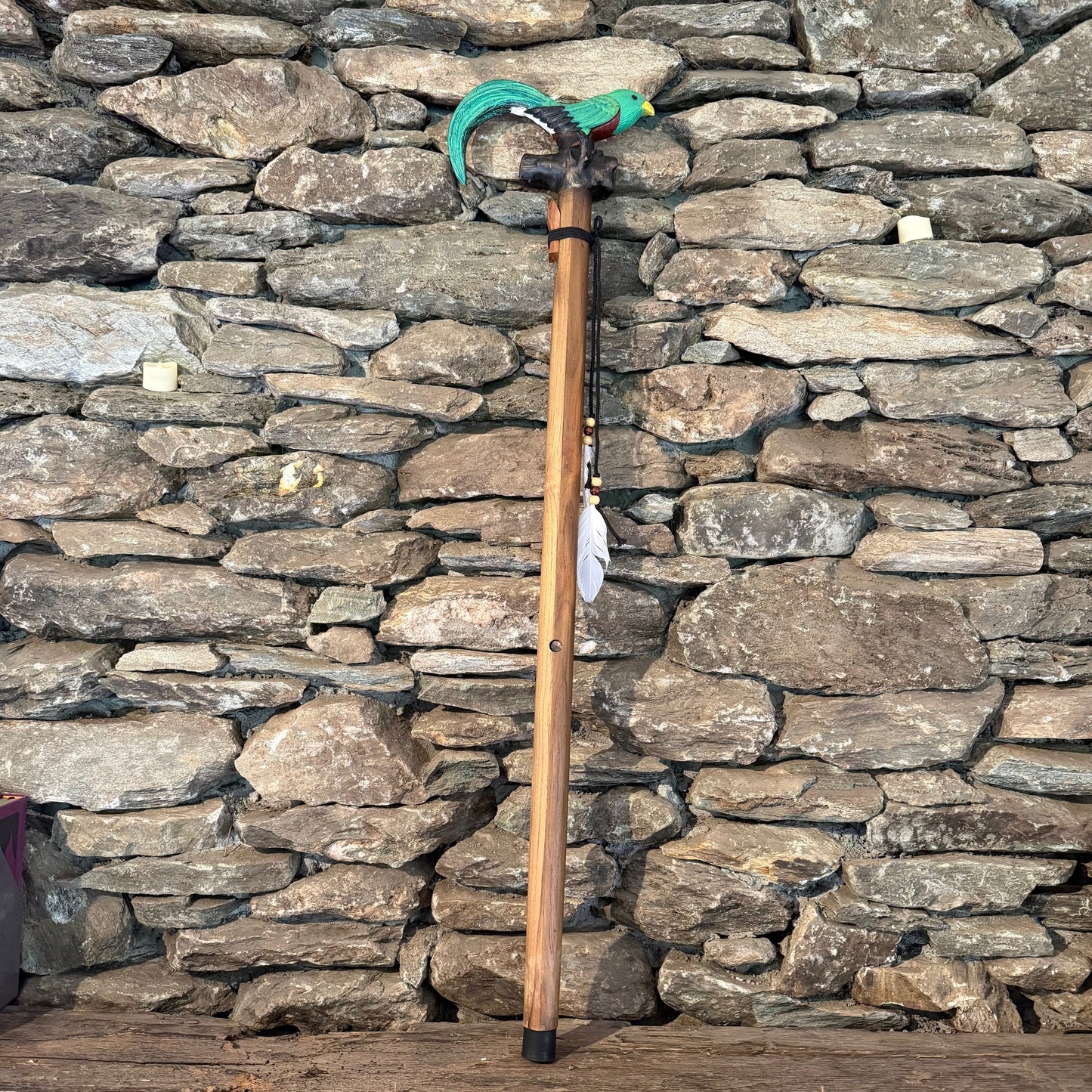 Quetzal Walking Stick Flute F-Minor 432Hz 41"