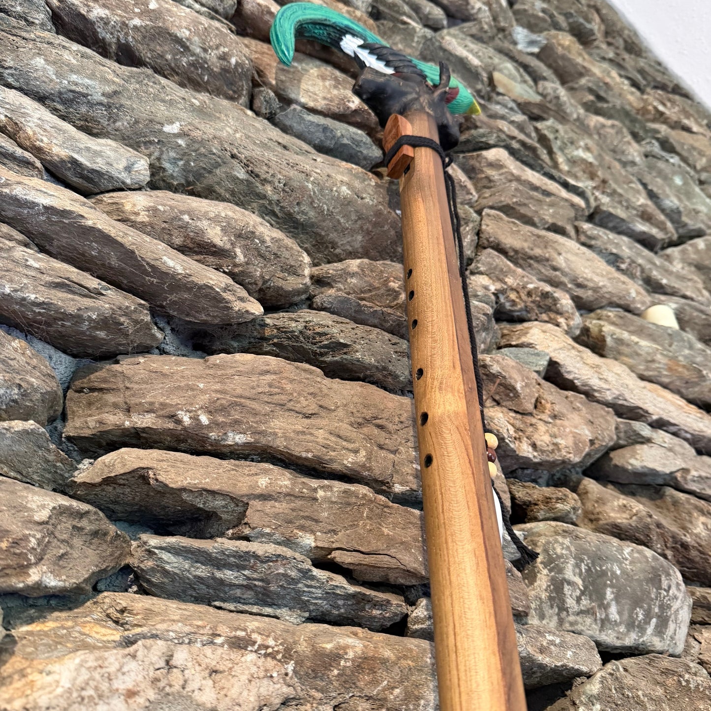 Quetzal Walking Stick Flute F-Minor 432Hz 41"
