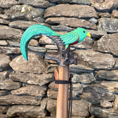 Quetzal Walking Stick Flute F-Minor 432Hz 41"