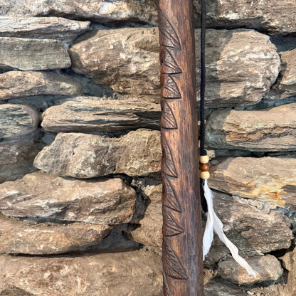 Eagle Carved Flute F Minor Pent 440Hz 22"