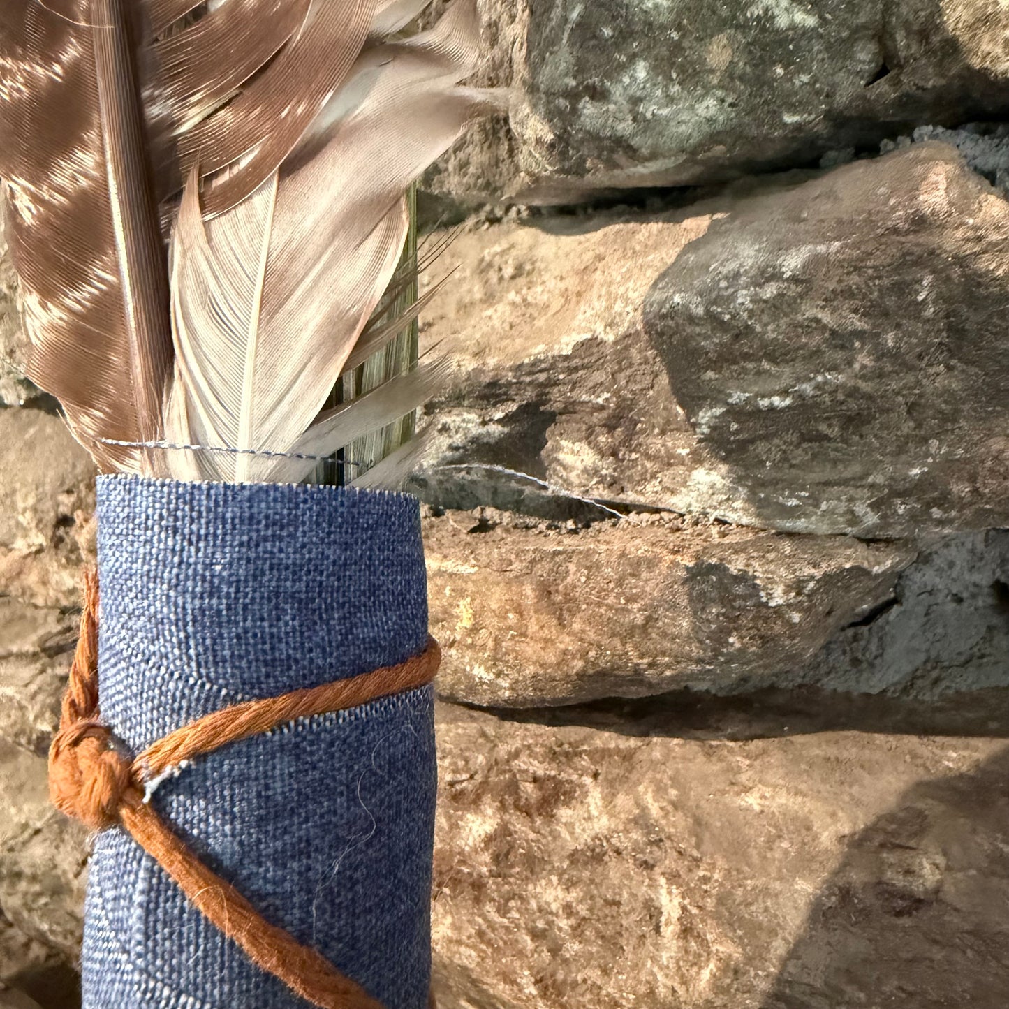 Beargrass Chakapa 19" Blue Canvas with Tan Cord