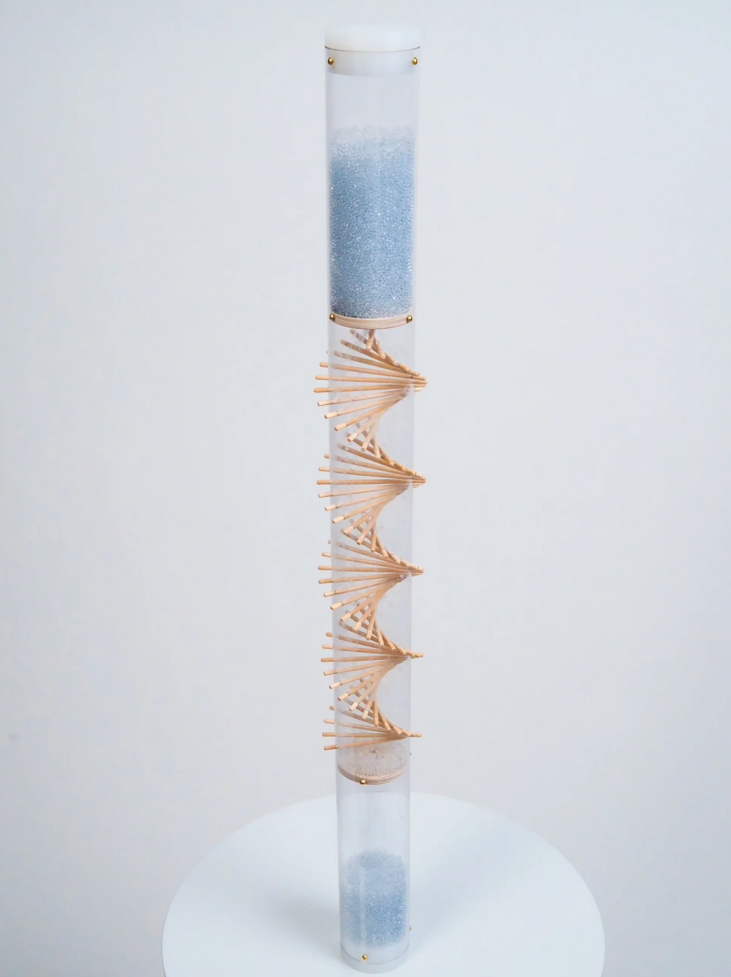 Small Spiral Sounds® Rainstick 24"- Crystaline Beads - Loudest Bead