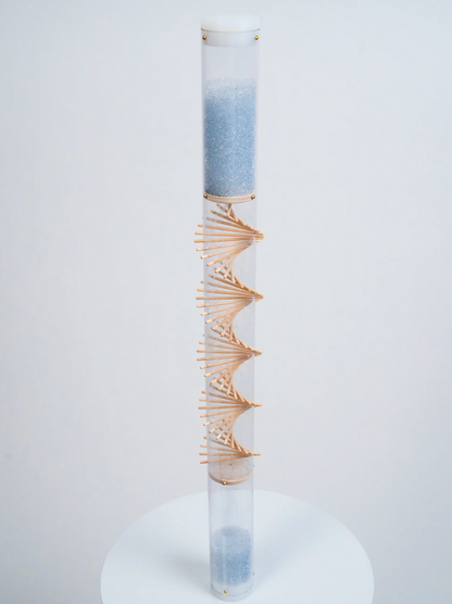 Small Spiral Sounds® Rainstick 24"- Crystaline Beads - Loudest Bead