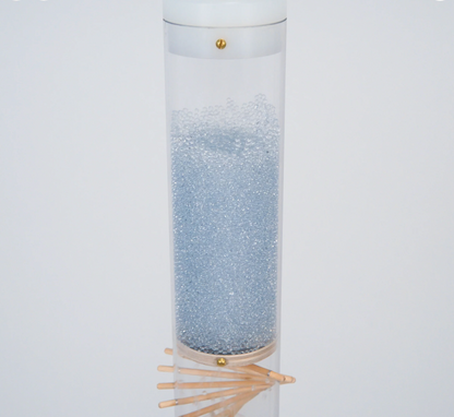 Small Spiral Sounds® Rainstick 24"- Crystaline Beads - Loudest Bead